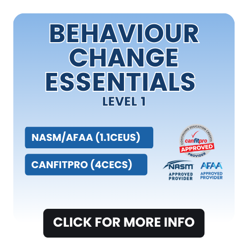 Behaviour Change Essentials for Fitness Professionals