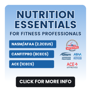 Nutrition Essentials for Fitness Professional