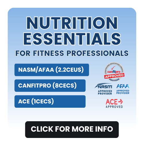 Nutrition Essentials for Fitness Professional